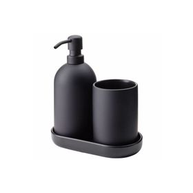 IKEA Gansjön Siyah Banyo Seti