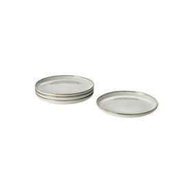 IKEA Gladelig Gri 20 CM 4 Adet Tatlı Tabağı Seti