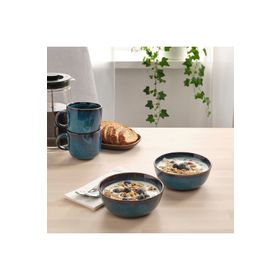 IKEA Gladelig Mavi 14 cm Kase Seti