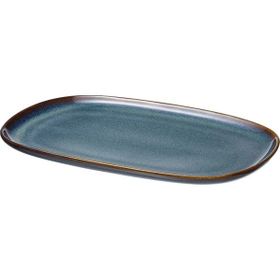 IKEA Gladelig Mavi 31x19 cm Servis Tabağı