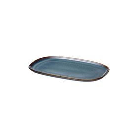 IKEA Gladelig Mavi 31x19 cm Servis Tabağı