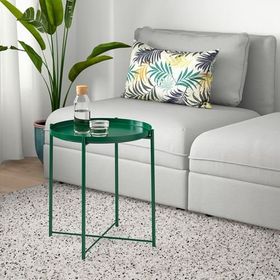 IKEA Gladom Beyaz 45x53 cm Tepsili Sehpa