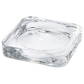 IKEA Glasig Cam 10x10 cm Mum Tabağı