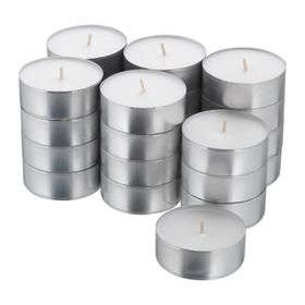 IKEA Glimma Tealight Beyaz 3,8 cm Mum