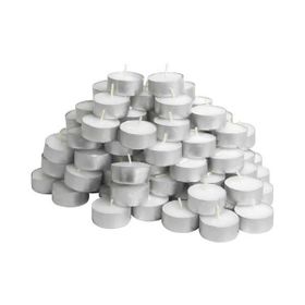 IKEA Glimma Tealight Beyaz 3,8 cm Mum