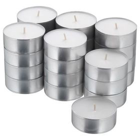 IKEA Glimma Tealight Beyaz 5,9 cm Mum