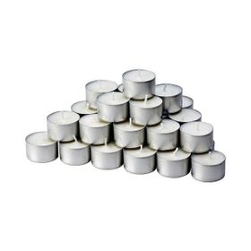 IKEA Glimma Tealight Beyaz 5,9 cm Mum