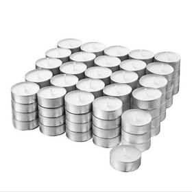 IKEA Glimma Tealight Beyaz 5,9 cm Mum