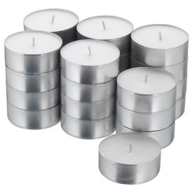 IKEA Glimma Tealight Beyaz 5,9 cm Mum
