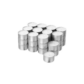 IKEA Glimma Tealight Beyaz 5,9 cm Mum