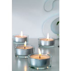 IKEA Glimma Tealight Beyaz 5,9 cm Mum