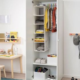 IKEA Godishus Beyaz 60x51x178 CM Çocuk Gardırobu