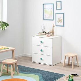 IKEA Godishus Beyaz 60x64 cm Çocuk Şifonyeri