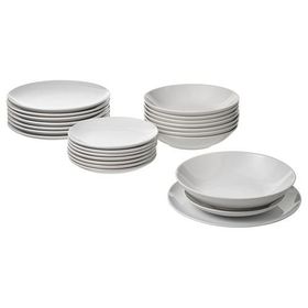 IKEA Godmiddag Beyaz Yemek Takımı