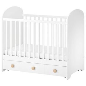IKEA Gonatt Beyaz 60x120 cm Bebek Karyolası