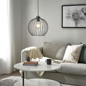 IKEA Grındfallet Siyah 30 cm Sarkıt Lamba