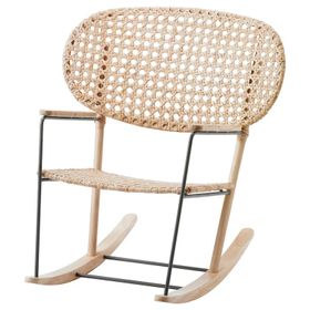 IKEA Grönadal Gri Natürel Sallanan Sandalye