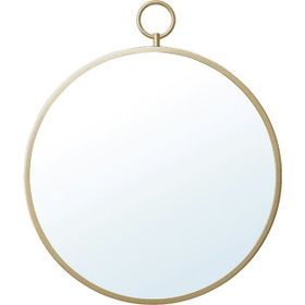 IKEA Grytas Çelik Pirinç Gold Altın Rengi 25 cm Makyaj Aynası