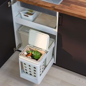 IKEA Hallbar Açık Gri Çöp Ayırma İçin Sürgü Çerçeve