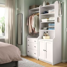 IKEA Hauga 09388638 Beyaz Dolap