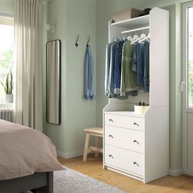 IKEA Hauga 40456922 Beyaz Dolap