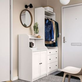 IKEA Hauga 49388636 Beyaz Dolap