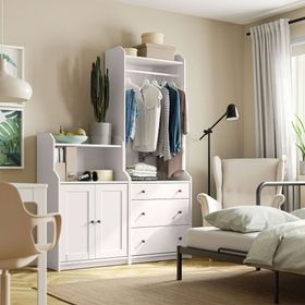 IKEA Hauga 49388636 Beyaz Dolap