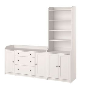 IKEA Hauga 69388640 Beyaz Dolap