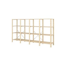 IKEA Hejne Çam 307x50x171 cm Raf Ünitesi