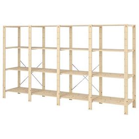 IKEA Hejne Çam 307x50x171 cm Raf Ünitesi