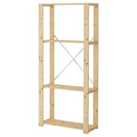 IKEA Hejne Çam 78x31x171 cm Raf Ünitesi