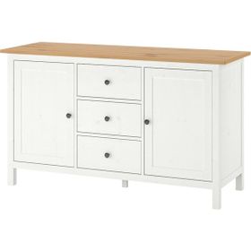 IKEA Hemnes Açık Kahverengi Beyaz 157x88 cm Konsol