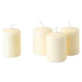 IKEA Hemsjö Natürel 8 cm Blok Mum