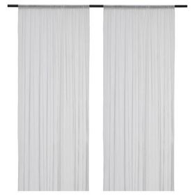 IKEA Hildrun 2 Kanat Beyaz 145x300 cm Tül Perde