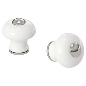 IKEA Hishult Porselen Beyaz 30 mm Topuz
