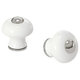 IKEA Hishult Porselen Beyaz 30 mm Topuz