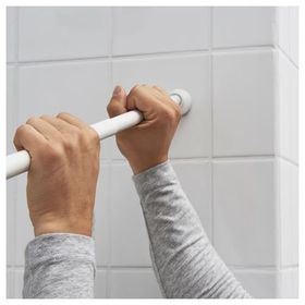 IKEA Hornen Gri 70-120 cm Duş Perdesi Çubuğu