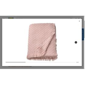 IKEA Hornmal Açık Pembe 130x170 cm Örtü