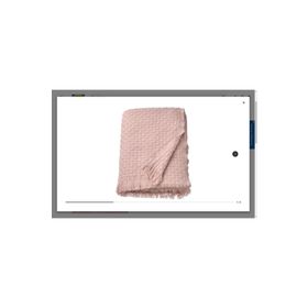 IKEA Hornmal Açık Pembe 130x170 cm Örtü