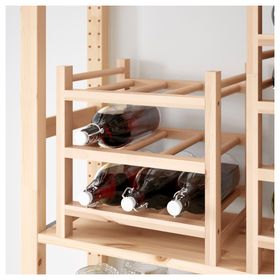 IKEA Hutten Masif Ahşap 33x30x34 cm Şaraplık