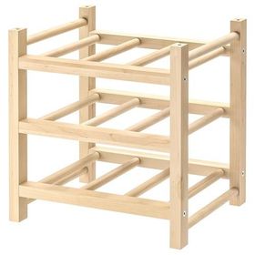 IKEA Hutten Masif Ahşap 33x30x34 cm Şaraplık