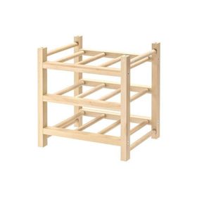 IKEA Hutten Masif Ahşap 33x30x34 cm Şaraplık