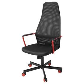 IKEA Huvudspelare Siyah Oyuncu Sandalyesi