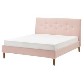 IKEA Idanas 180x200 cm Pembe Çift Kişilik Karyola