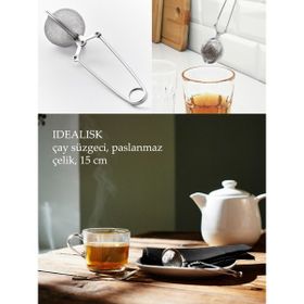Ikea Idealisk Paslanmaz Çelik Maşalı Bitki Çayı Süzgeçi