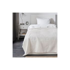 IKEA INDIRA Tek Kişilik Yatak Örtüsü Beyaz