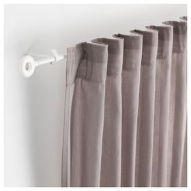 IKEA Irja Beyaz 140 cm Perde Çubuğu Seti