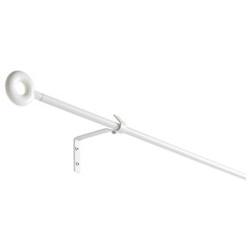IKEA Irja Beyaz 140 cm Perde Çubuğu Seti