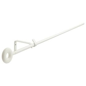 IKEA Irja Beyaz 140 cm Perde Çubuğu Seti