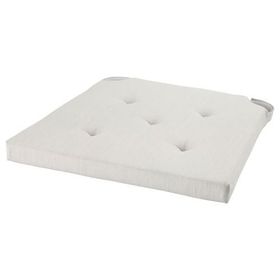 IKEA Justina 35/42x40x4 cm Ekru Sandalye Minderi